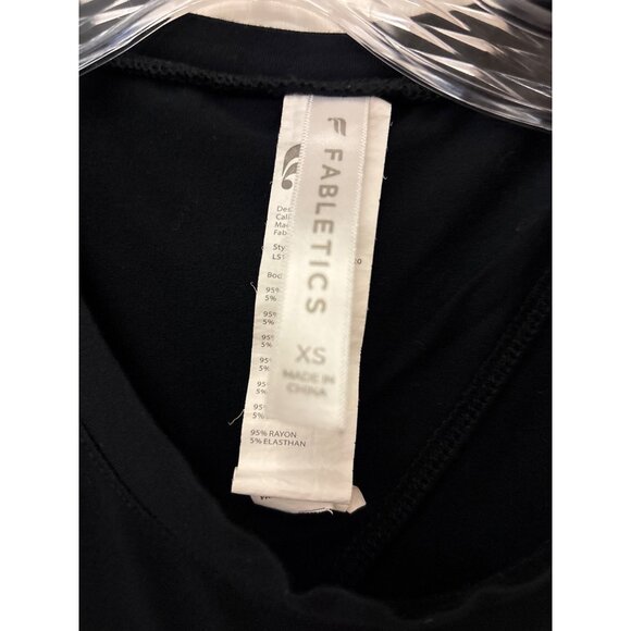Fabletics Marissa Tie-Up Tank Black XS Sleeveless Wrap-Back Design - Picture 10 of 14
